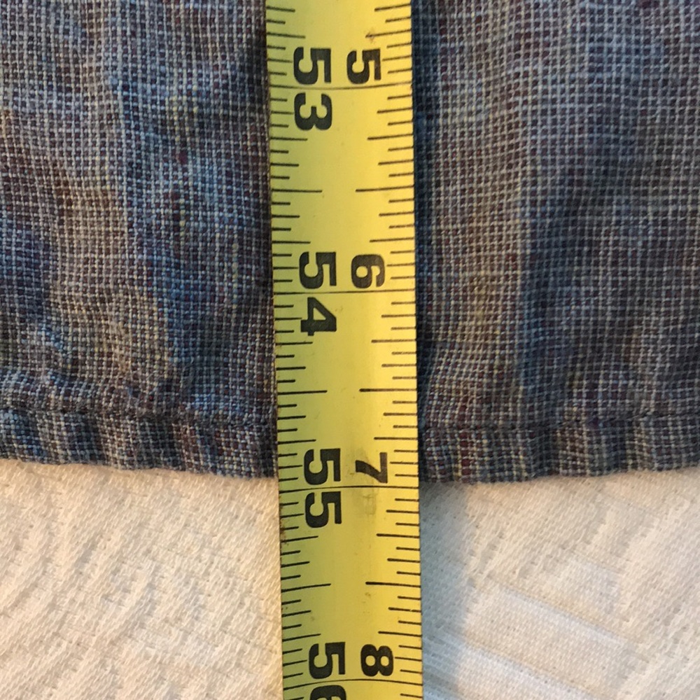 Flax by Jeanne Engelhart Linen Blue Jumper Dress w/ White Shirt 22 to 24 - Picture 12 of 16